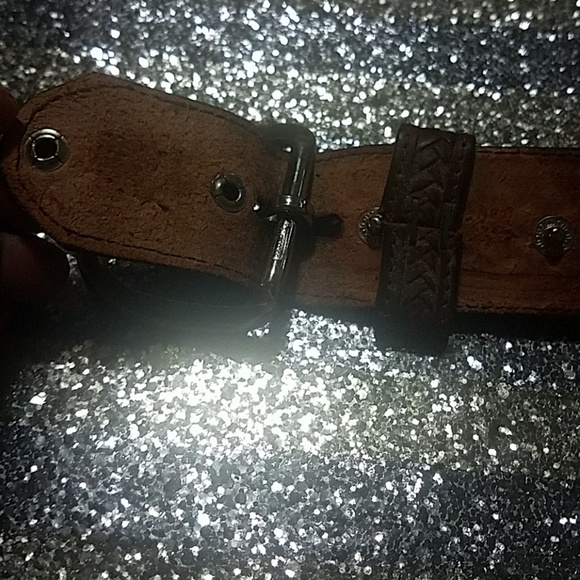 Justin western leather belt brown main image 4